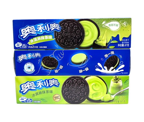 OREO SANDWICH BISCUIT(ICE CREAM MATCHA FLAVOR)(4044015)(#CHO005397)