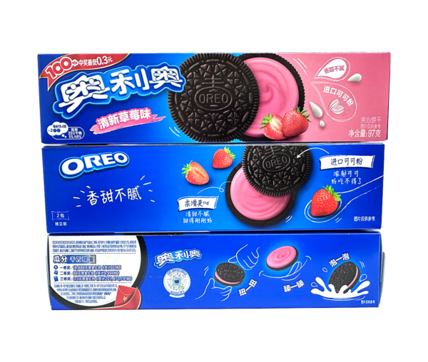 OREO SANDWICH BISCUIT(STRAWBERRY FLAVOR)(4305125)(#CHO935731)