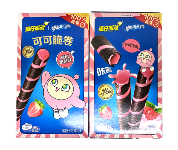 OREO COCOA CRISPY ROLL(STRAWBERRY FLAVOR)(4305826)(#CHOC936325)