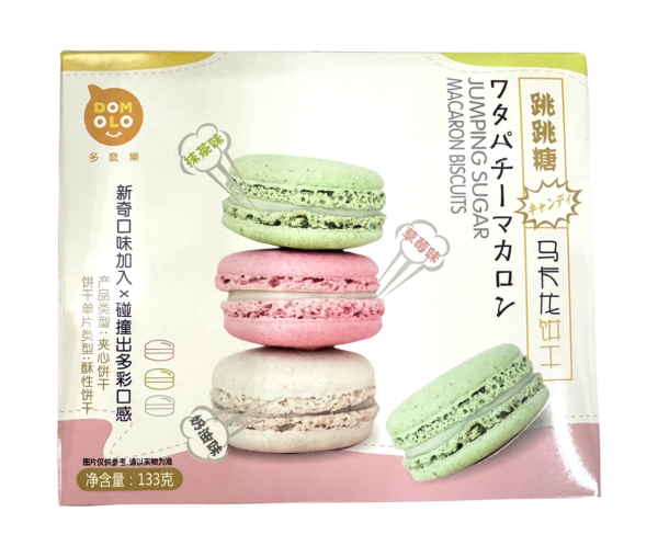 DOMOLO-SKIPPING SUGAR MACARON BISCUITS (MIXED FLAVOR)(#HRD147270)