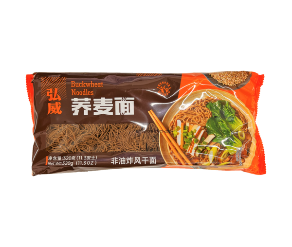 HONGWEI BUCKWHEAT BLACK SESAME NOODLES(#HWM306619)