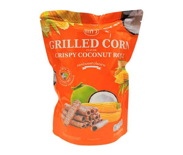 KAEW CRISPY COCONUT ROLLS GRILLED CORN FLAVOR(#THSK051563)