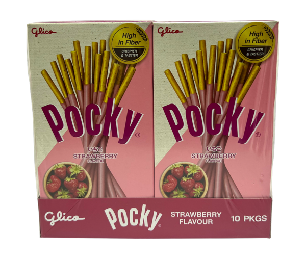 POCKY CRISPY BISCUIT STICK(STRAWBERRY FLAVOUR)(#VNYP005017)