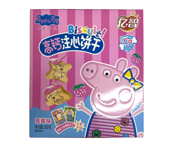 PEPPA PIG BISCUITS(STRAWBERRY FLAVOR)(#YZPP000809)