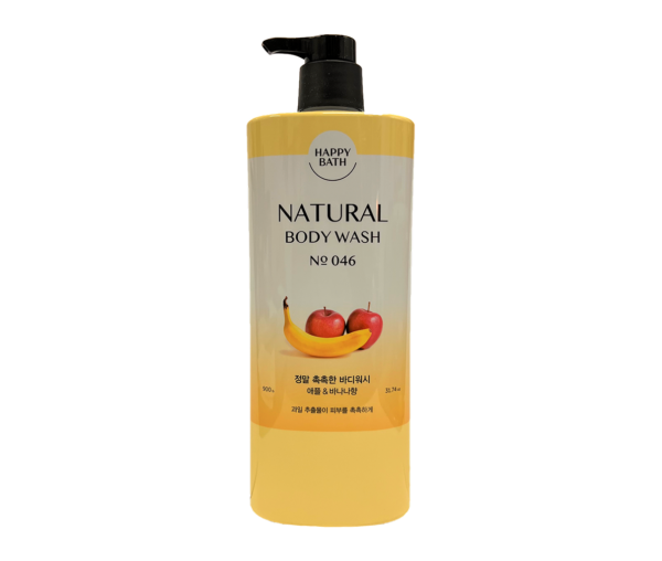 HAPPY BATH NATURAL BODY WASH(APPLE&BANANA)(#ZBA594684)