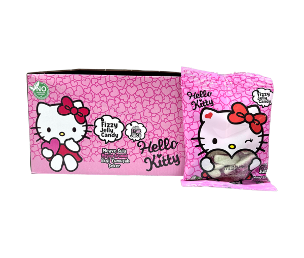 HELLO KITTY FIZZY JELLY CANDY(WATER MELON)(#HKTS008059)