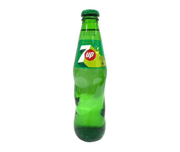 GLASS BOTTLE 7 UP(#TK1030005)