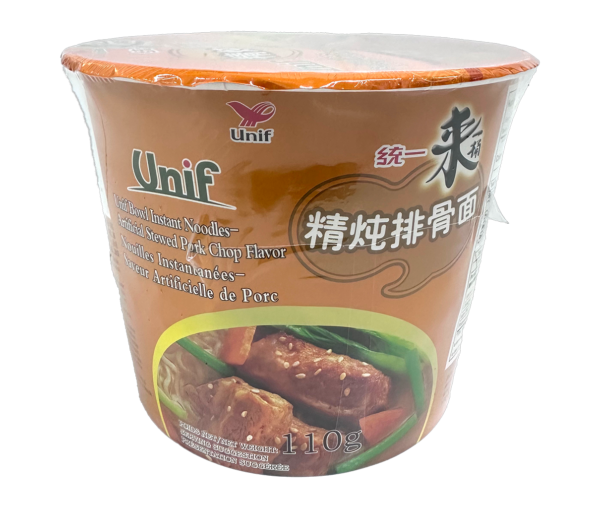 UNIF BOWL INSTANT NOODLES-ARTIFICIAL STEWED PORK CHOP FLAVOR(#TYKC418635)